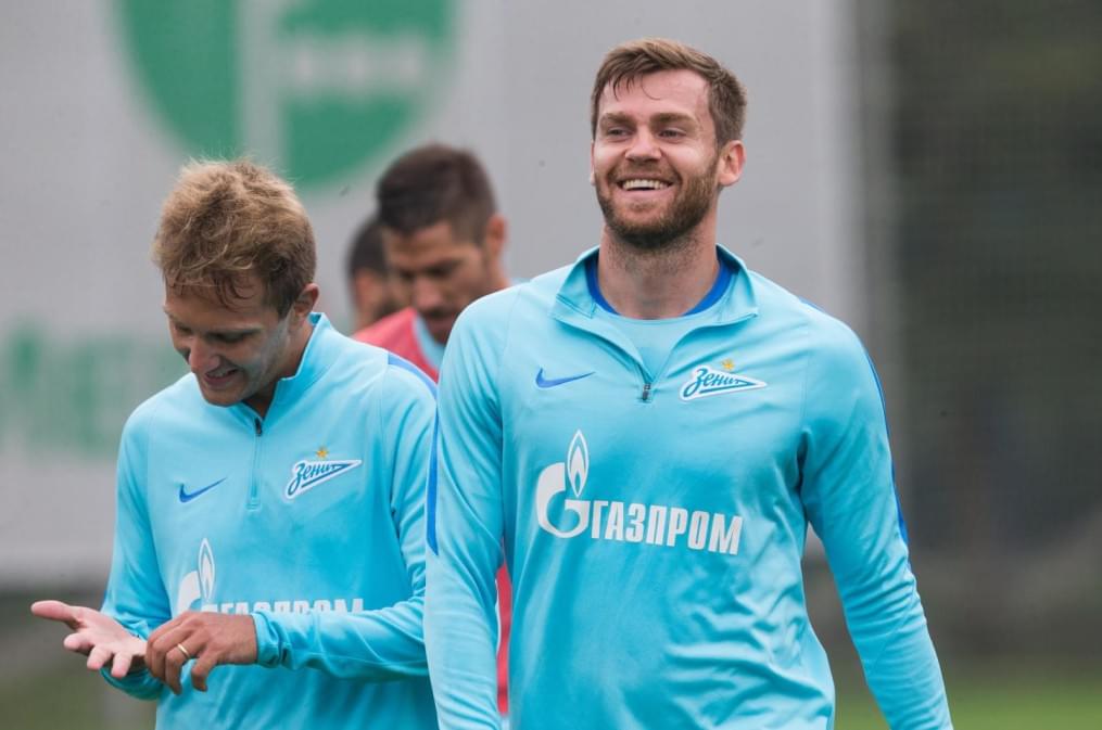 Открытая тренировка «Зенита» перед матчем с «Уфой»