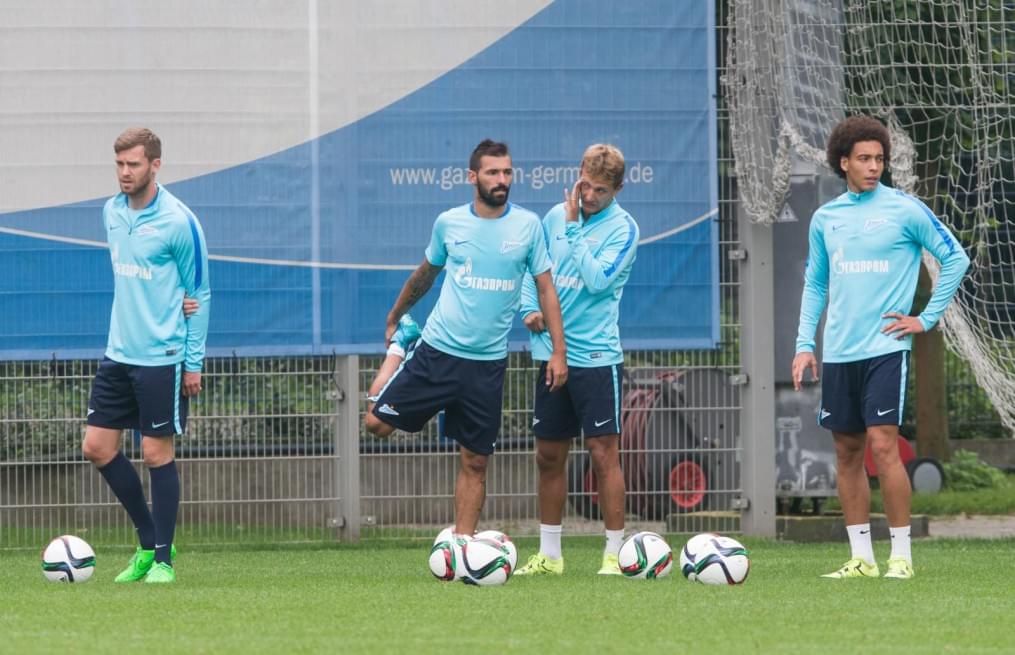 Открытая тренировка «Зенита» перед матчем с «Уфой»