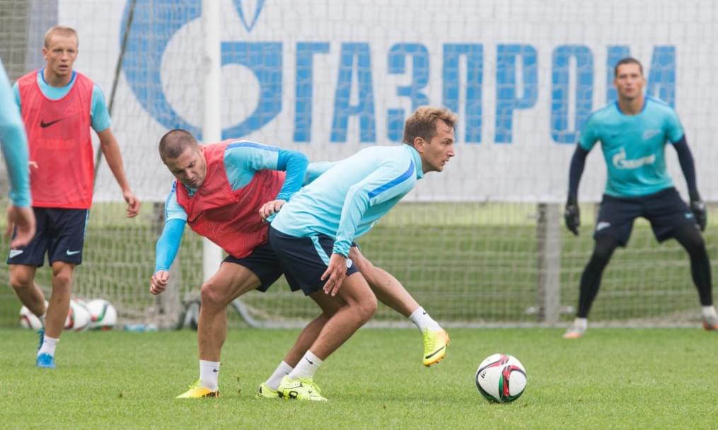 Открытая тренировка «Зенита» перед матчем с «Уфой»