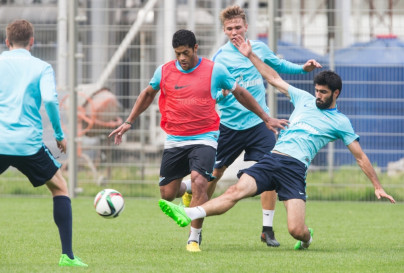 Открытая тренировка «Зенита» перед матчем с «Уфой»