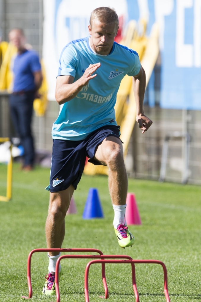 Открытая тренировка «Зенита» перед матчем с «Краснодаром»