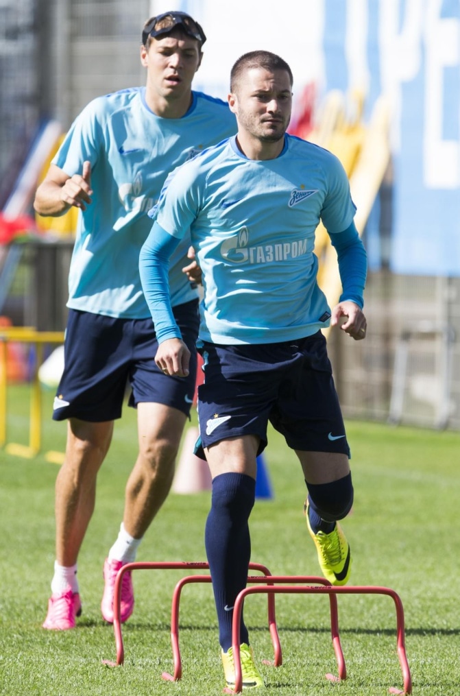Открытая тренировка «Зенита» перед матчем с «Краснодаром»
