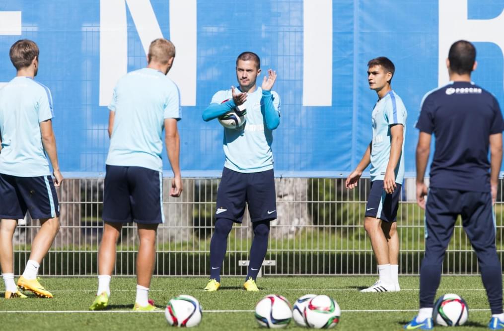 Открытая тренировка «Зенита» перед матчем с «Краснодаром»