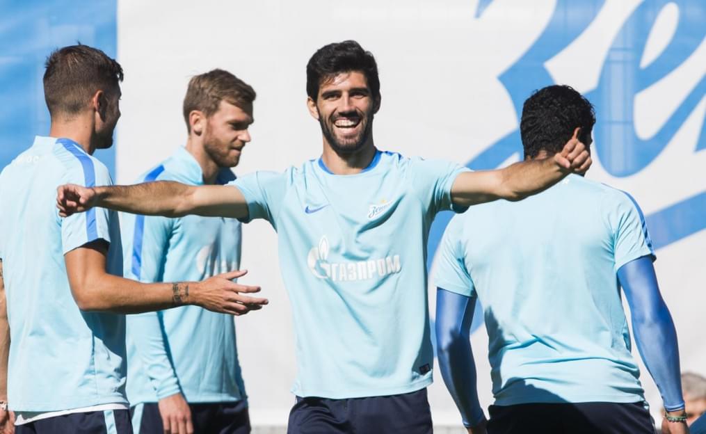 Открытая тренировка «Зенита» перед матчем с «Краснодаром»