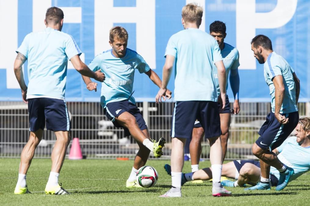 Открытая тренировка «Зенита» перед матчем с «Краснодаром»
