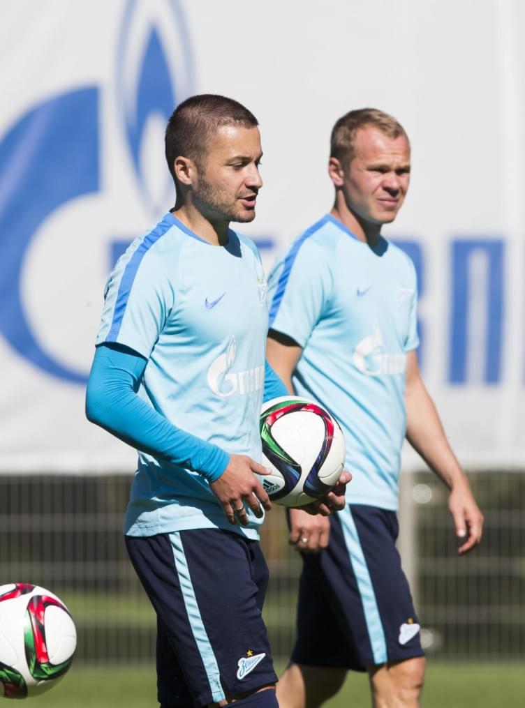 Открытая тренировка «Зенита» перед матчем с «Краснодаром»