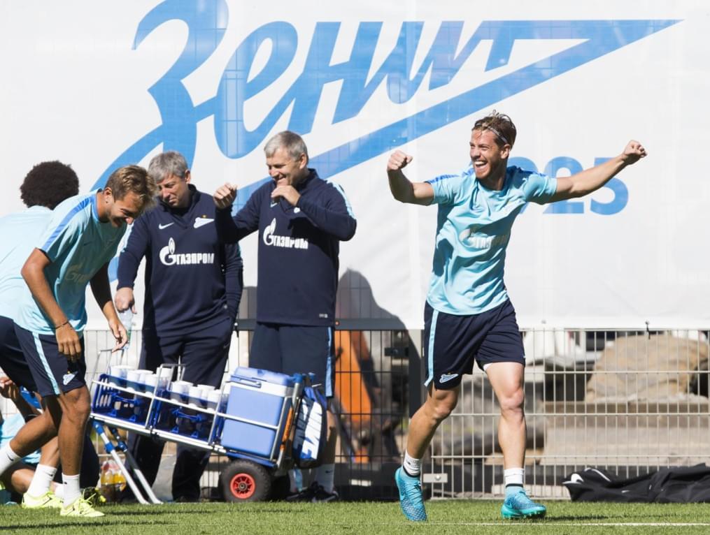 Открытая тренировка «Зенита» перед матчем с «Краснодаром»