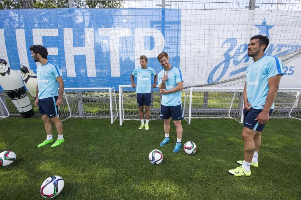 Открытая тренировка «Зенита» перед матчем с «Краснодаром»