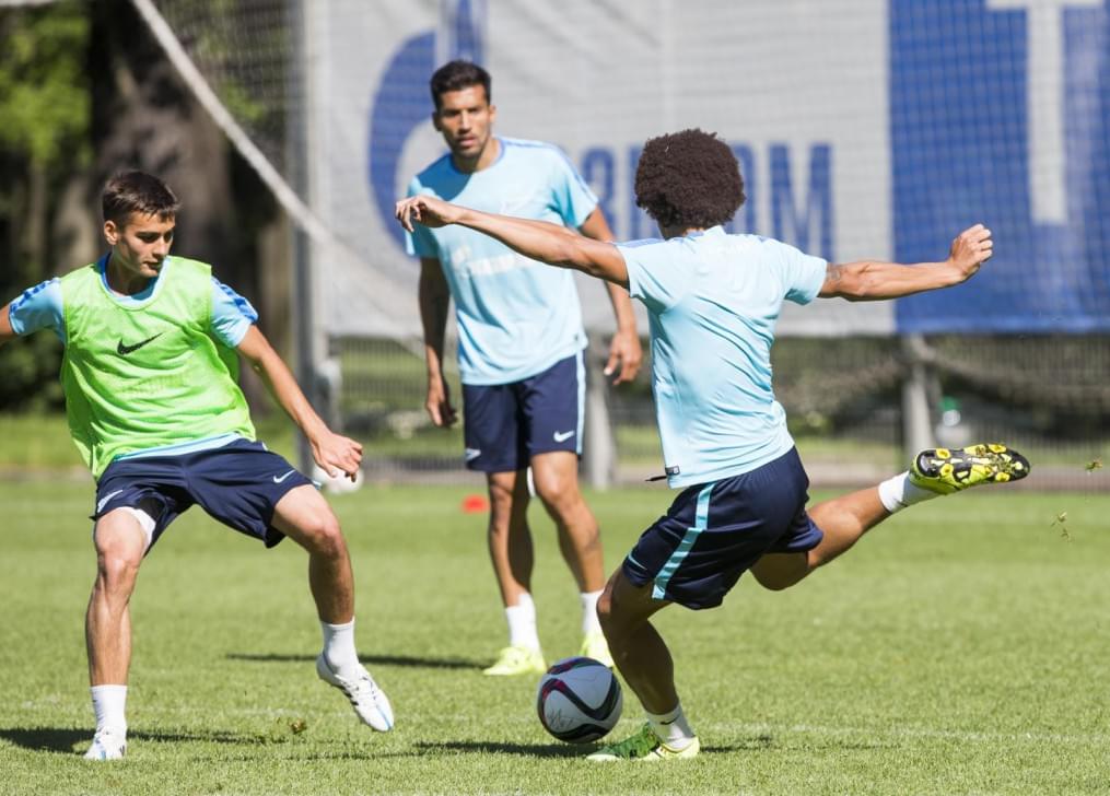 Открытая тренировка «Зенита» перед матчем с «Краснодаром»