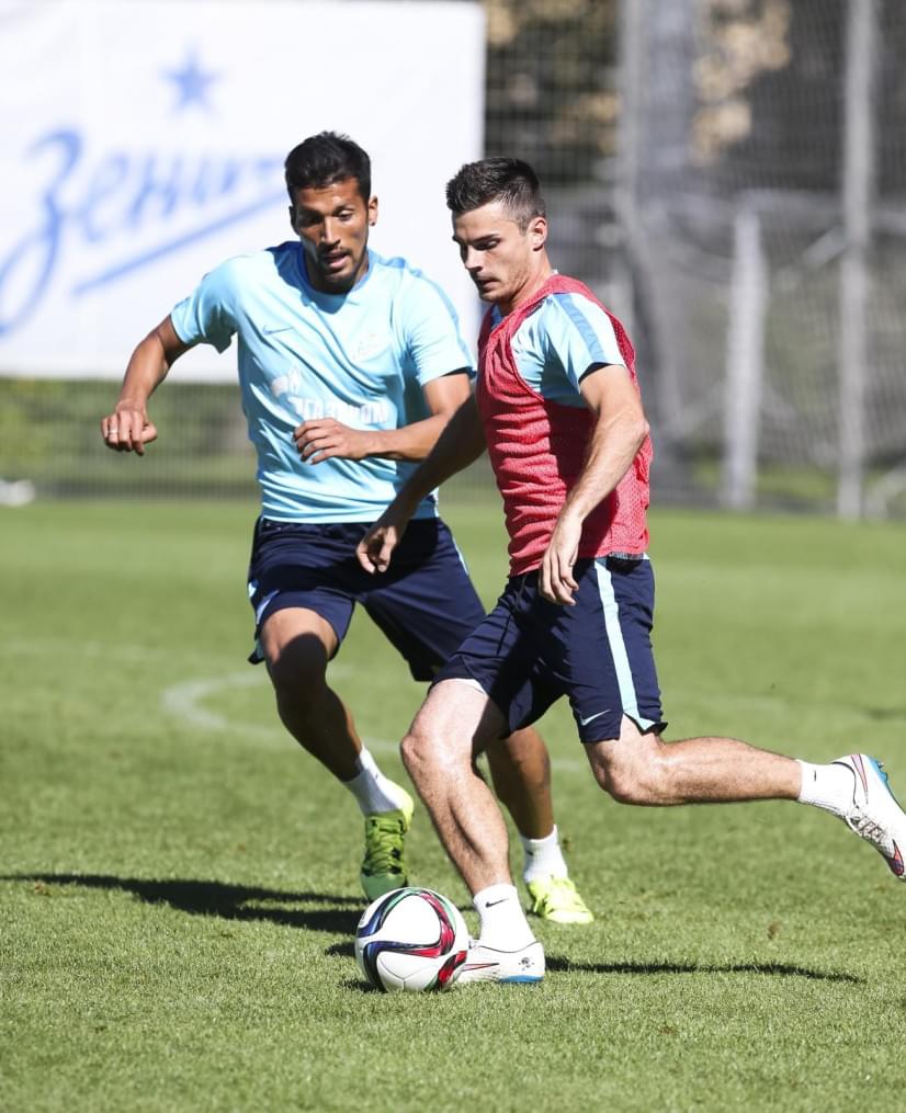 Открытая тренировка «Зенита» перед матчем с «Краснодаром»