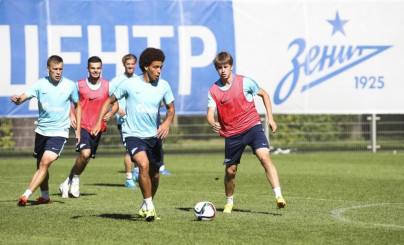 Открытая тренировка «Зенита» перед матчем с «Краснодаром»