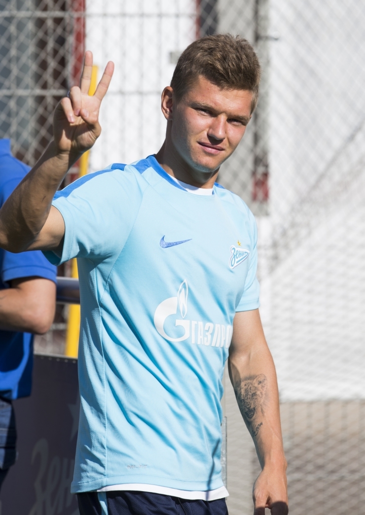 Открытая тренировка «Зенита», перед матчем с  «Рубином»