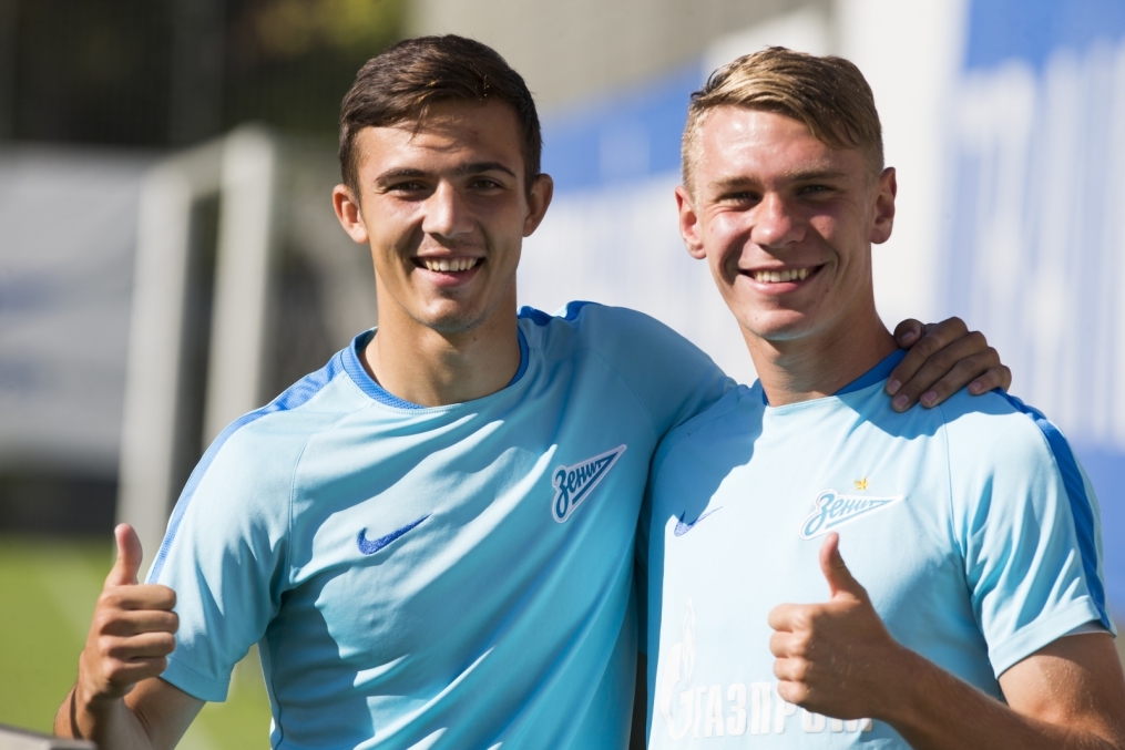 Открытая тренировка «Зенита», перед матчем с  «Рубином»