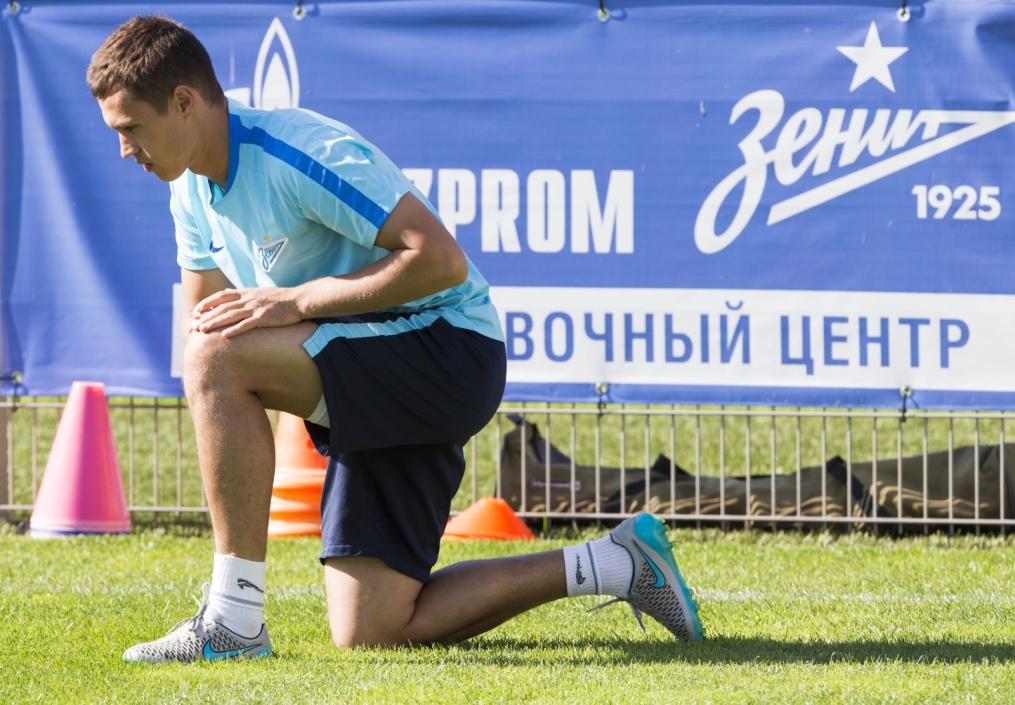 Открытая тренировка «Зенита», перед матчем с  «Рубином»