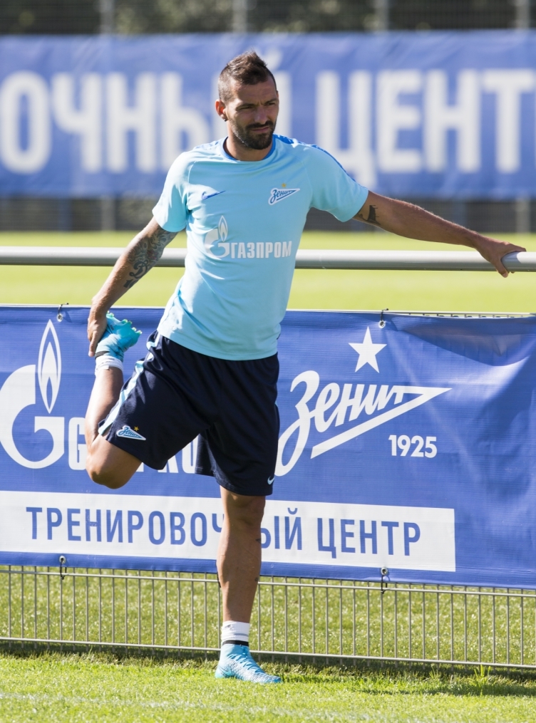 Открытая тренировка «Зенита», перед матчем с  «Рубином»