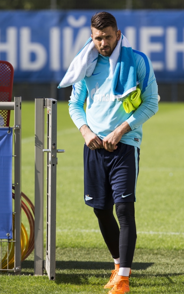 Открытая тренировка «Зенита», перед матчем с  «Рубином»