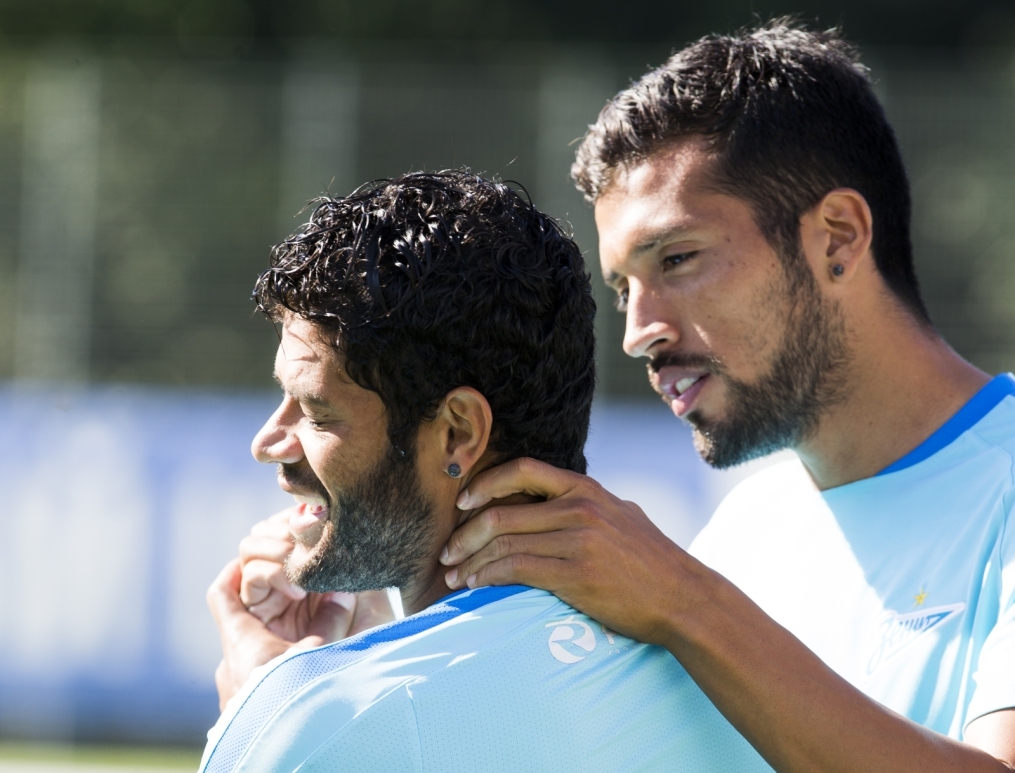 Открытая тренировка «Зенита», перед матчем с  «Рубином»