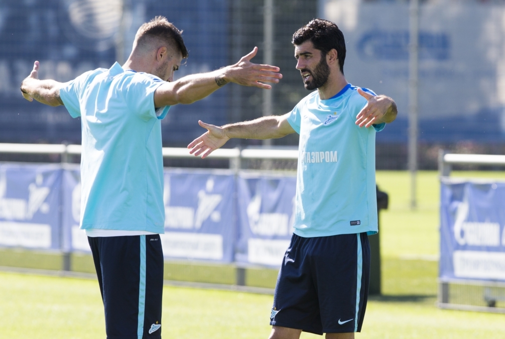 Открытая тренировка «Зенита», перед матчем с  «Рубином»