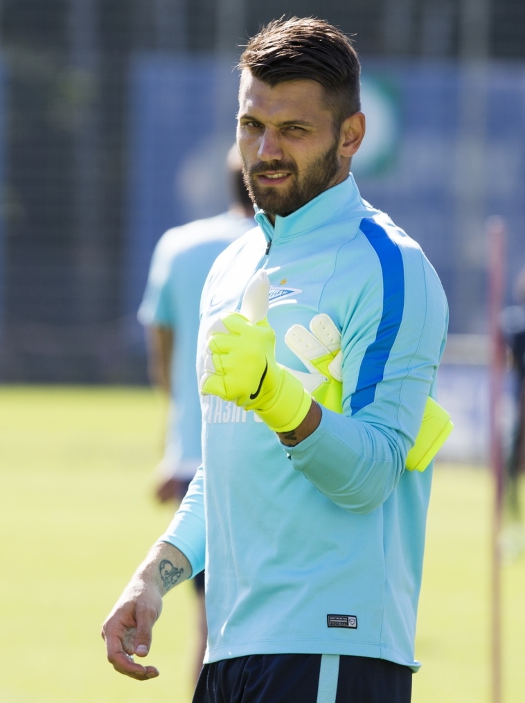 Открытая тренировка «Зенита», перед матчем с  «Рубином»