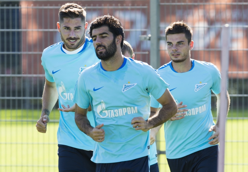 Открытая тренировка «Зенита», перед матчем с  «Рубином»