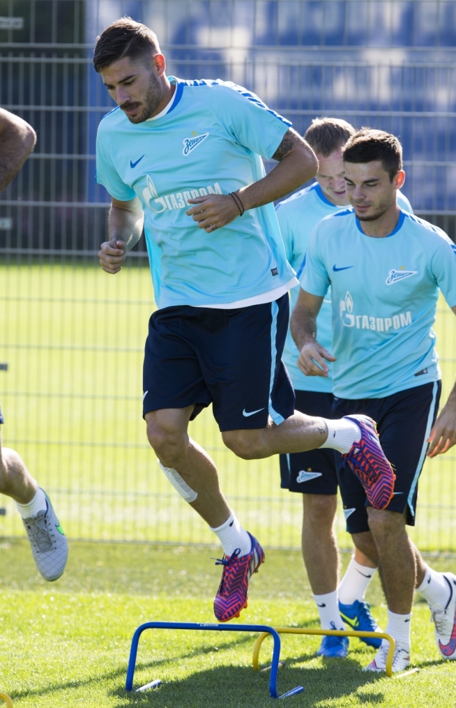 Открытая тренировка «Зенита», перед матчем с  «Рубином»