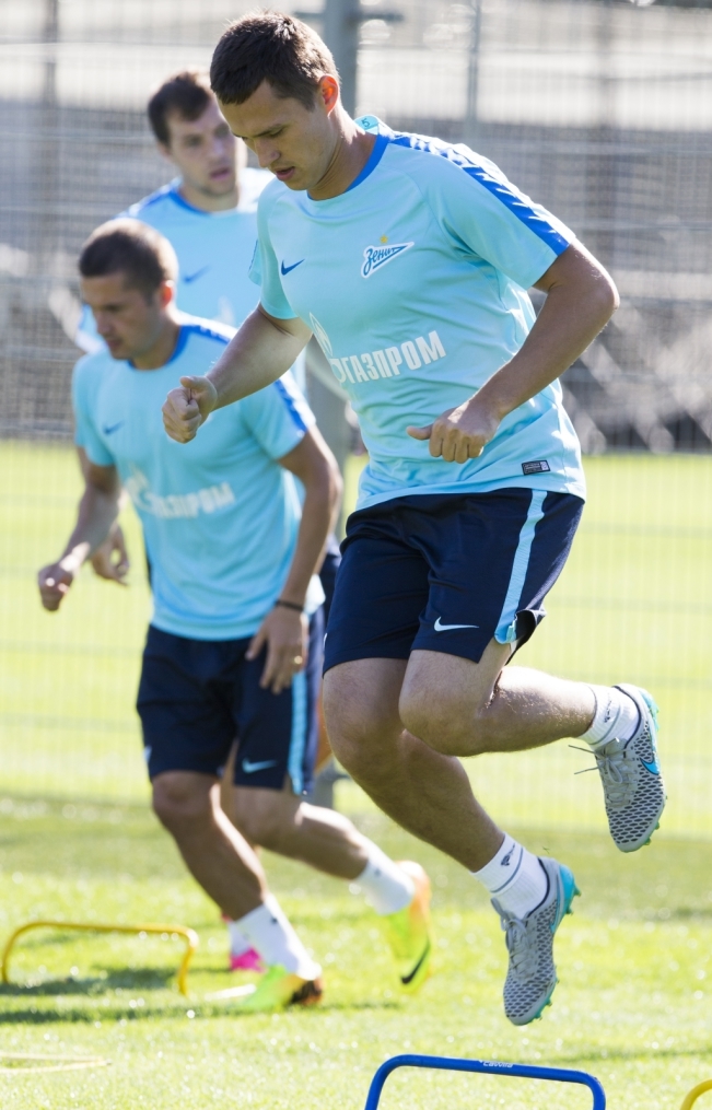 Открытая тренировка «Зенита», перед матчем с  «Рубином»