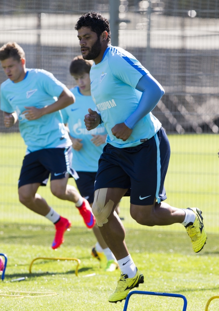 Открытая тренировка «Зенита», перед матчем с  «Рубином»