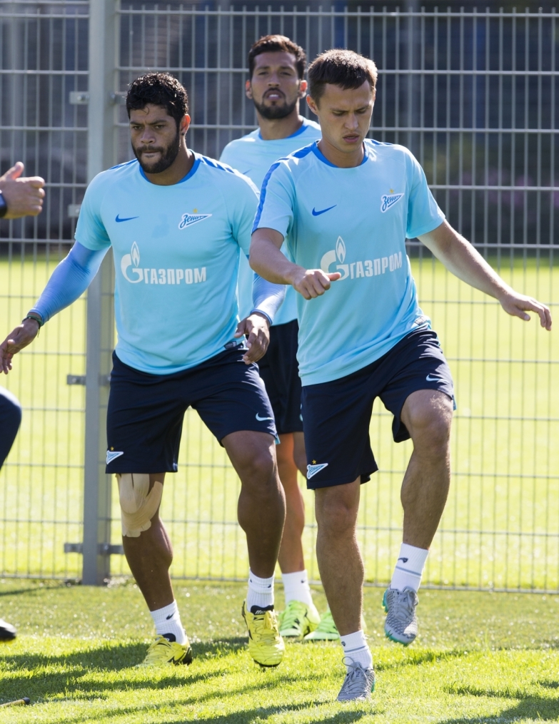 Открытая тренировка «Зенита», перед матчем с  «Рубином»