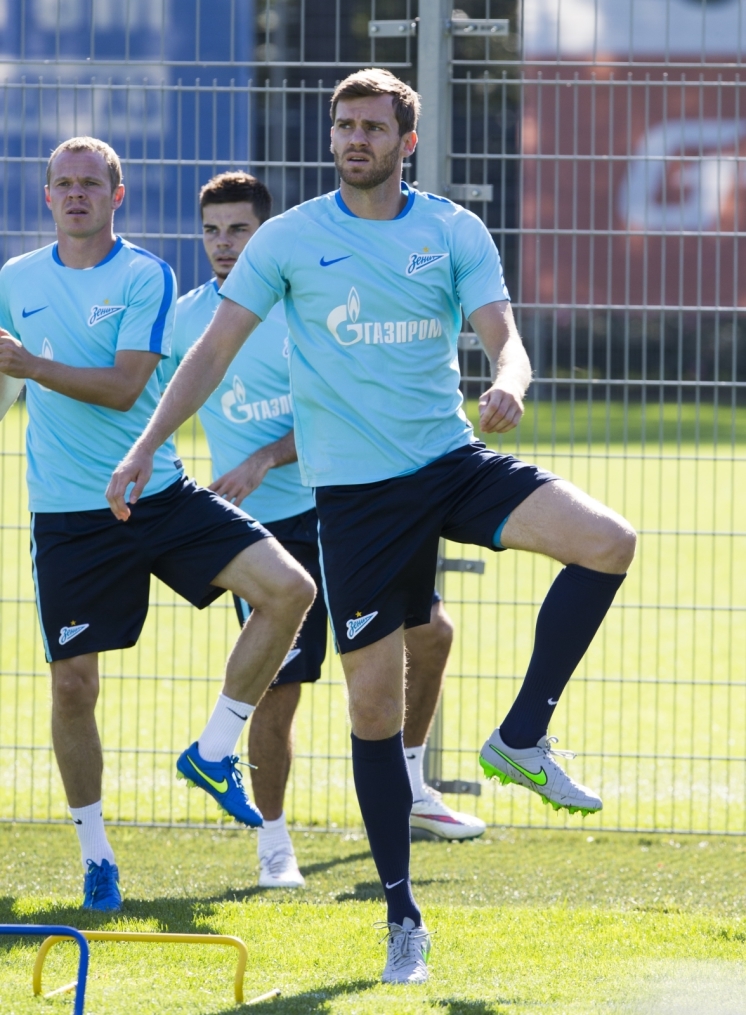 Открытая тренировка «Зенита», перед матчем с  «Рубином»