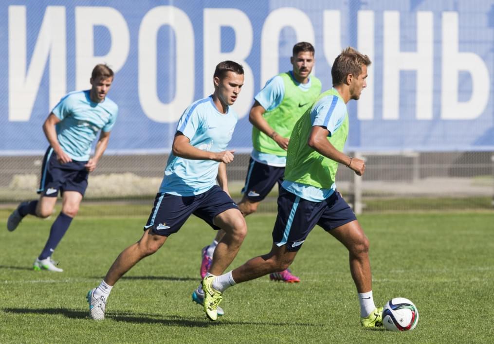 Открытая тренировка «Зенита», перед матчем с  «Рубином»