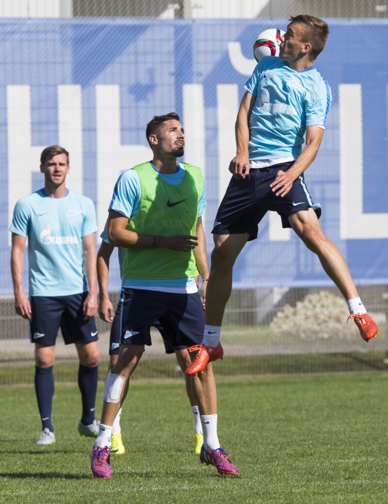 Открытая тренировка «Зенита», перед матчем с  «Рубином»
