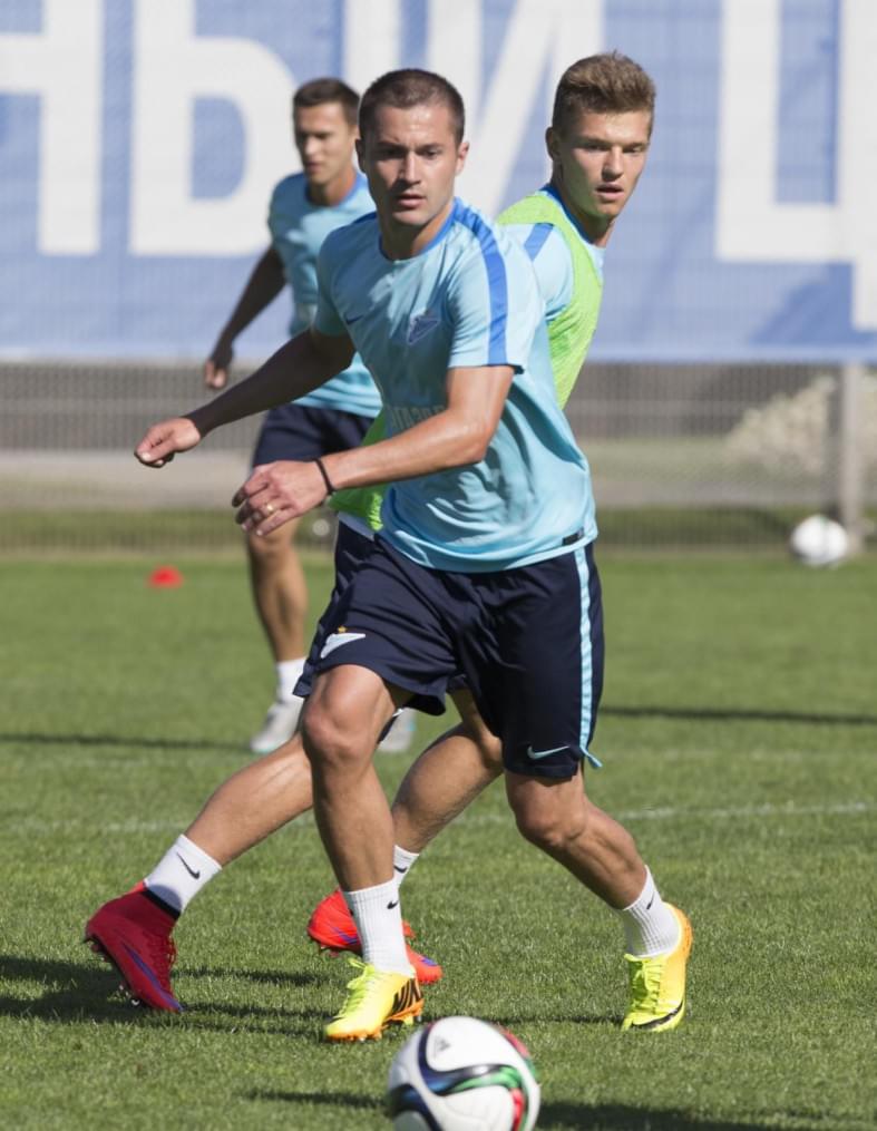 Открытая тренировка «Зенита», перед матчем с  «Рубином»