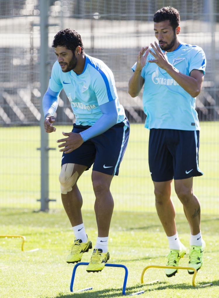 Открытая тренировка «Зенита», перед матчем с  «Рубином»