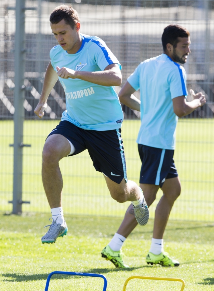 Открытая тренировка «Зенита», перед матчем с  «Рубином»
