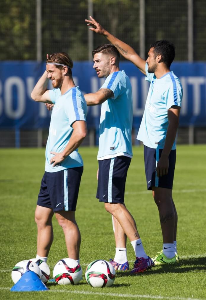 Открытая тренировка «Зенита», перед матчем с  «Рубином»