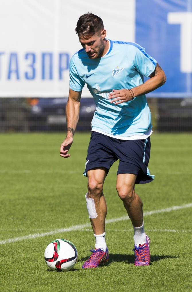 Открытая тренировка «Зенита», перед матчем с  «Рубином»