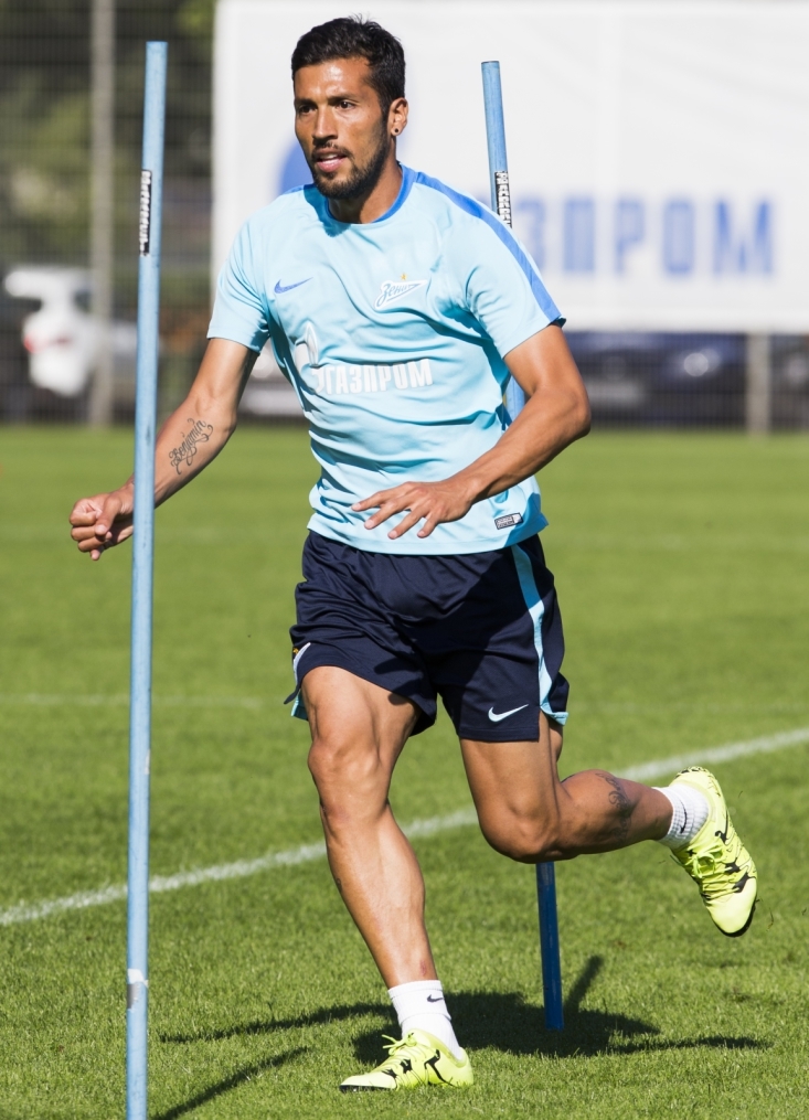 Открытая тренировка «Зенита», перед матчем с  «Рубином»