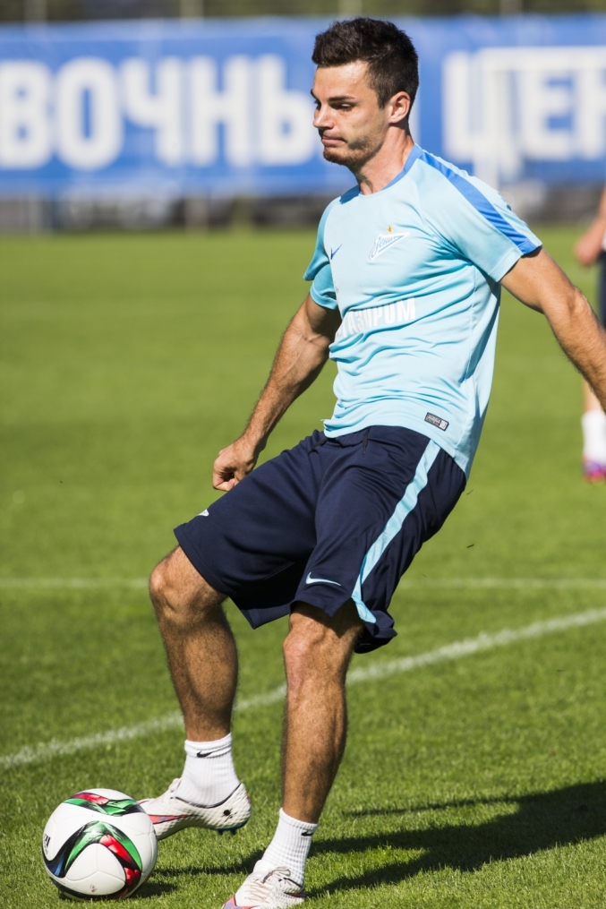 Открытая тренировка «Зенита», перед матчем с  «Рубином»