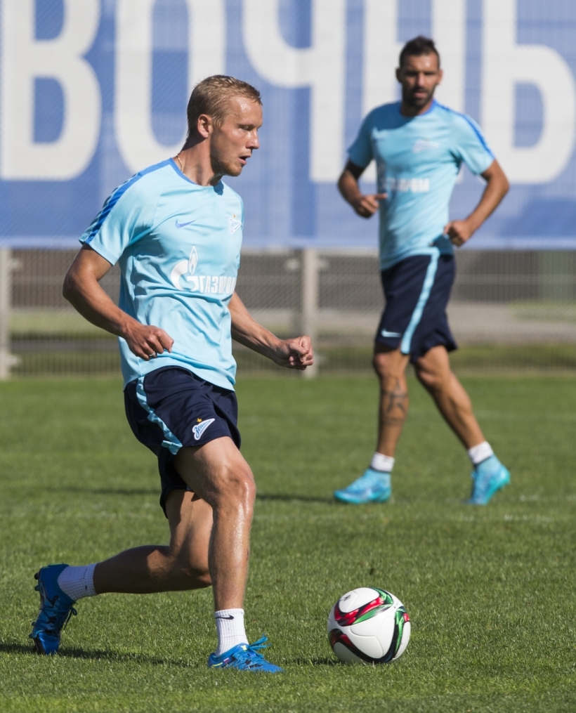 Открытая тренировка «Зенита», перед матчем с  «Рубином»