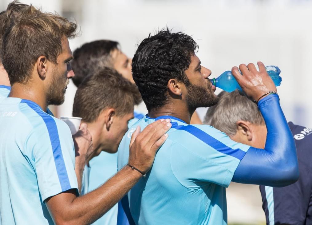 Открытая тренировка «Зенита», перед матчем с  «Рубином»