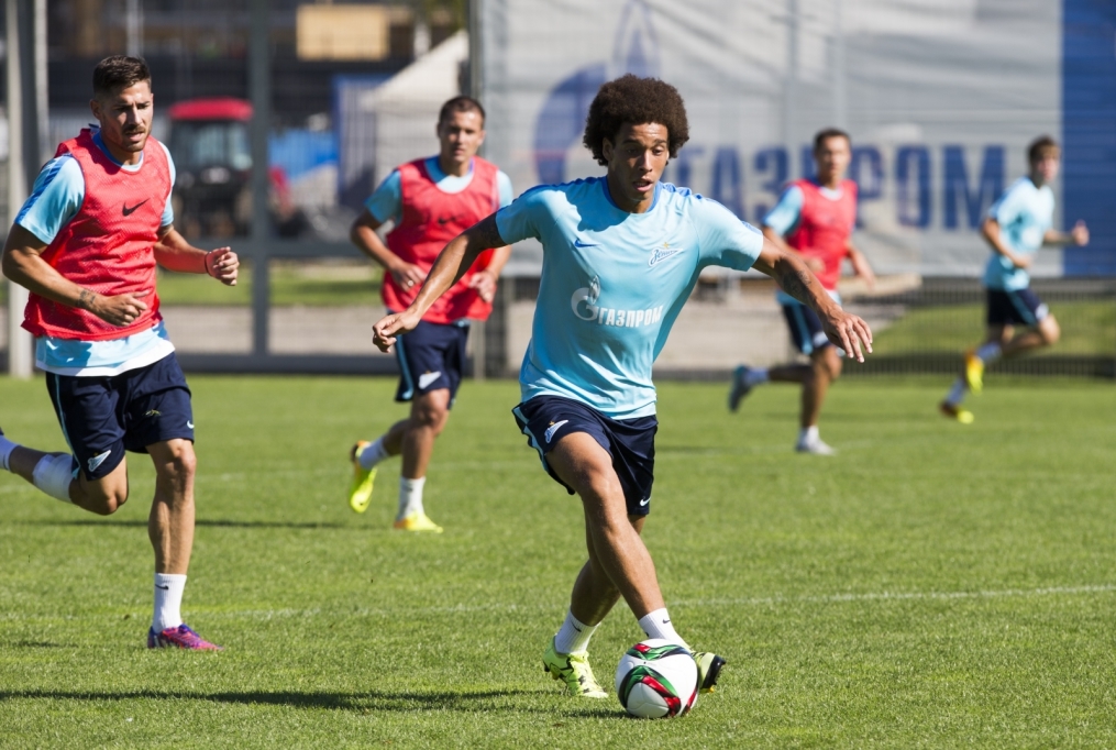 Открытая тренировка «Зенита», перед матчем с  «Рубином»