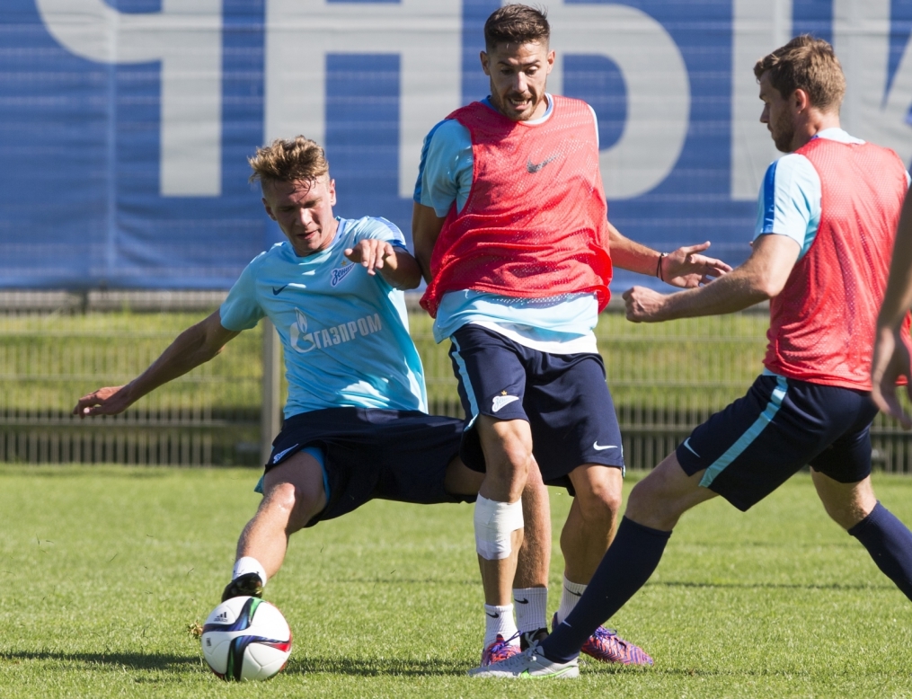 Открытая тренировка «Зенита», перед матчем с  «Рубином»