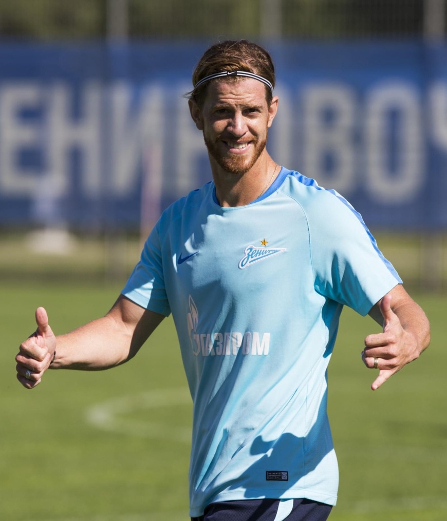 Открытая тренировка «Зенита», перед матчем с  «Рубином»