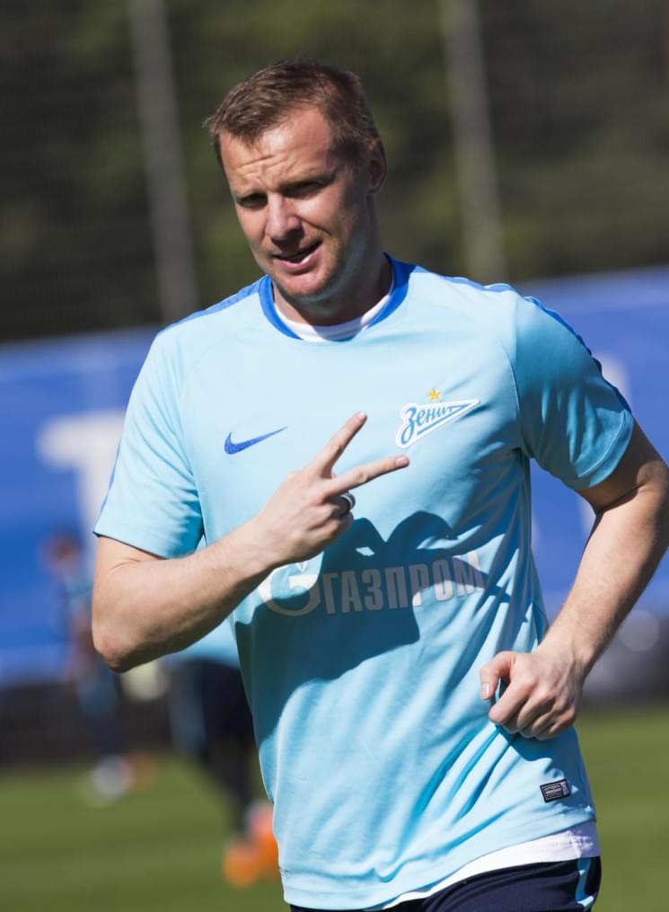 Открытая тренировка «Зенита», перед матчем с  «Рубином»