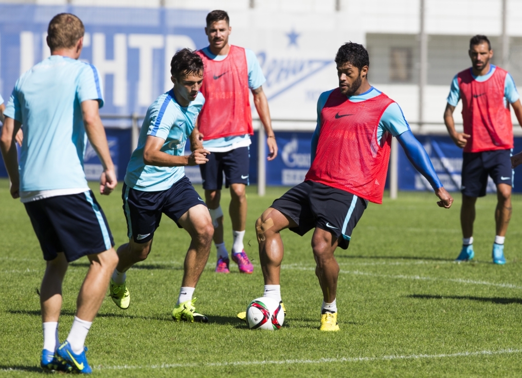 Открытая тренировка «Зенита», перед матчем с  «Рубином»