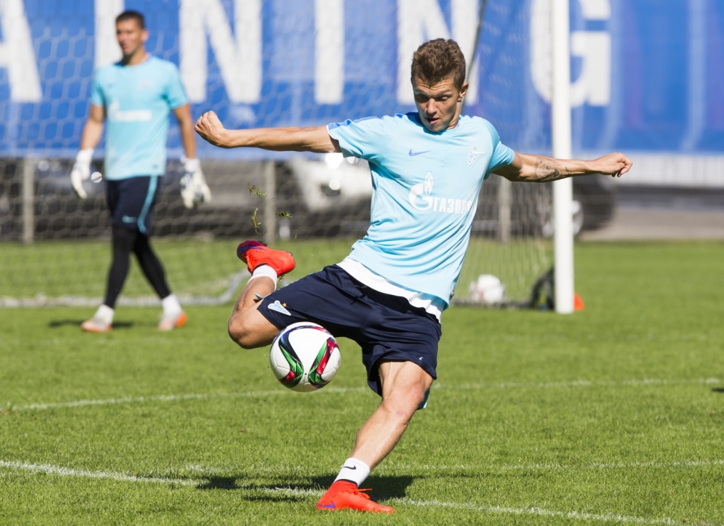 Открытая тренировка «Зенита», перед матчем с  «Рубином»