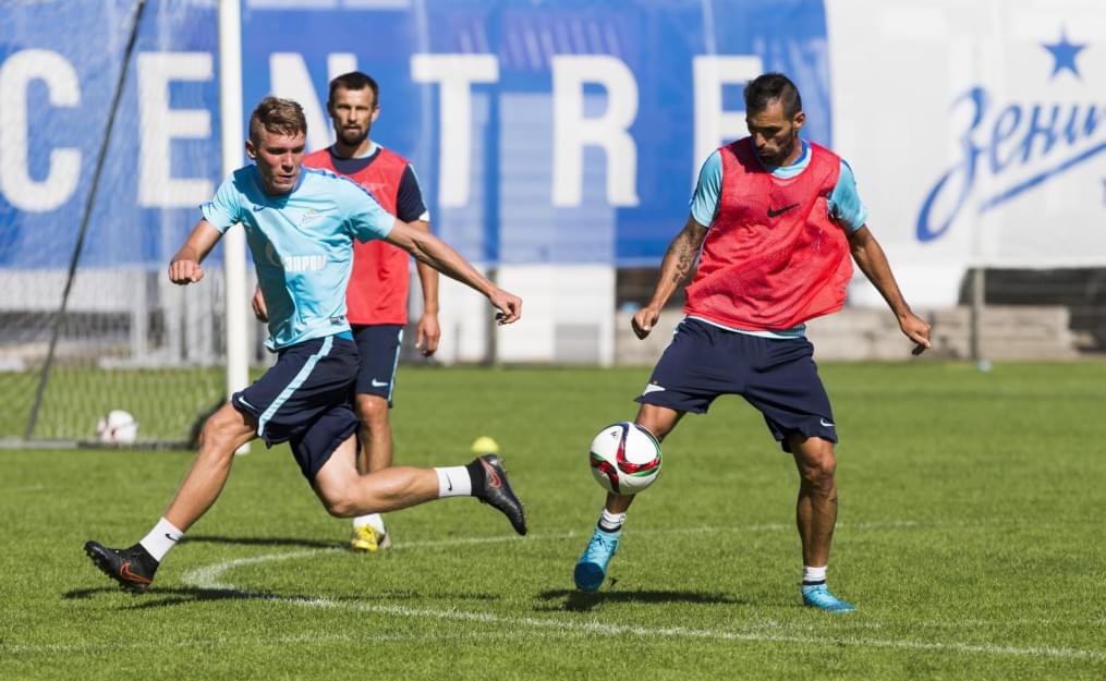 Открытая тренировка «Зенита», перед матчем с  «Рубином»