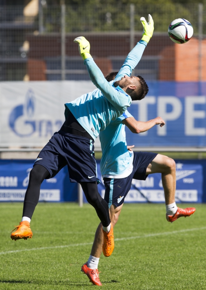 Открытая тренировка «Зенита», перед матчем с  «Рубином»