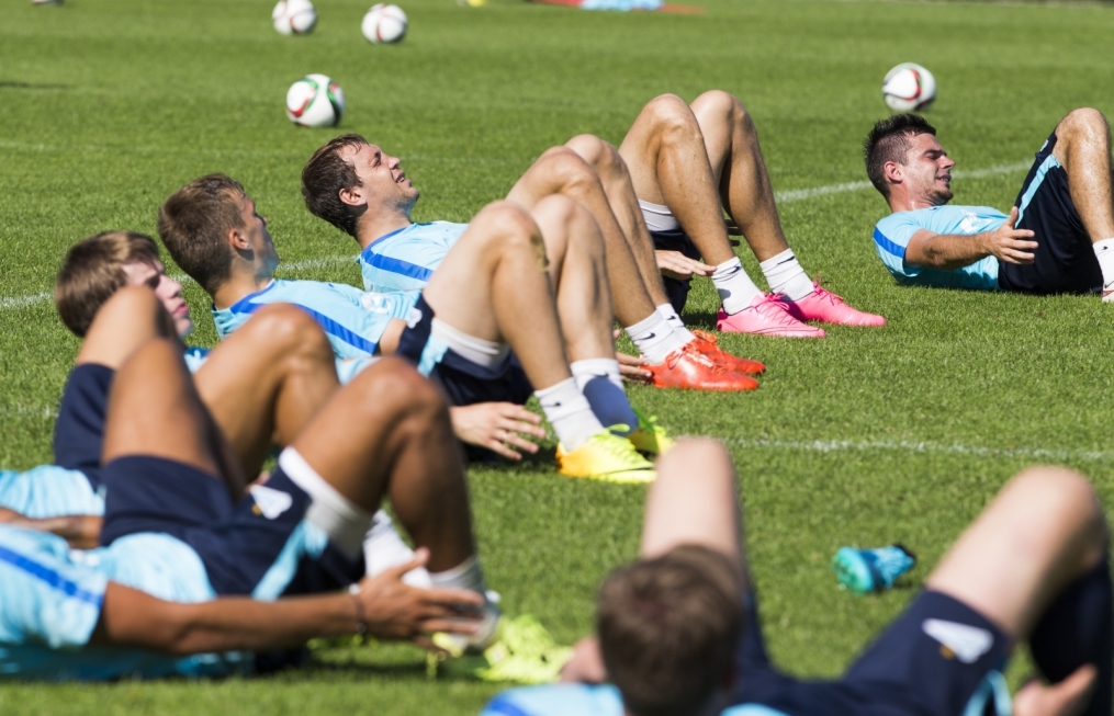 Открытая тренировка «Зенита», перед матчем с  «Рубином»