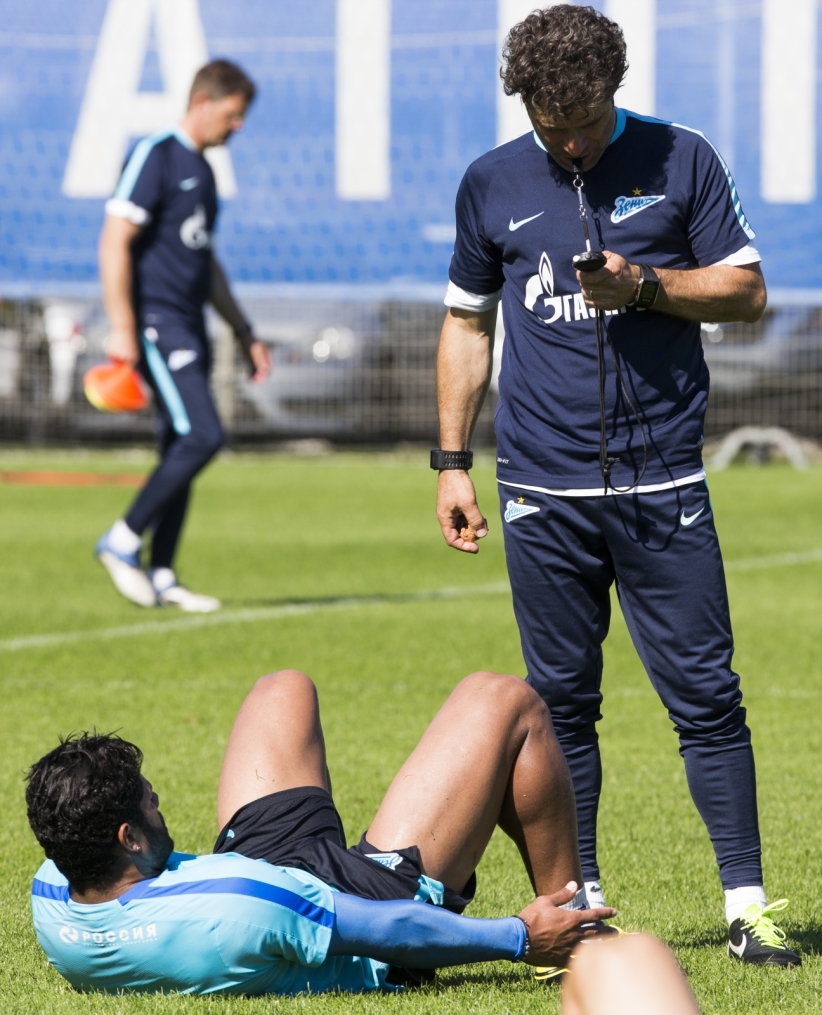 Открытая тренировка «Зенита», перед матчем с  «Рубином»